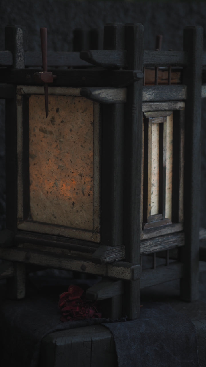 Jarrah Wood Lantern.