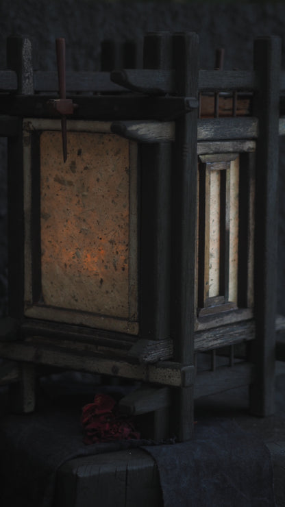 Jarrah Wood Lantern.