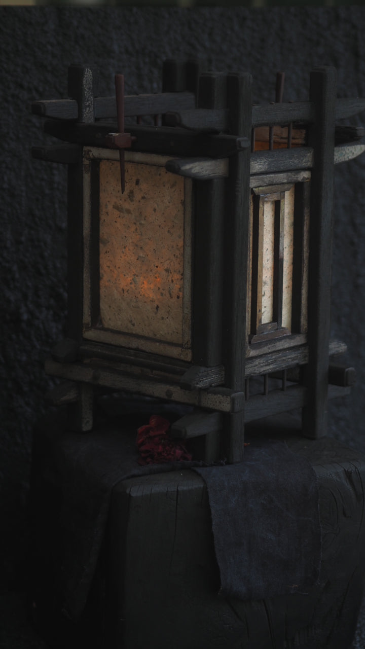 Jarrah Wood Lantern.