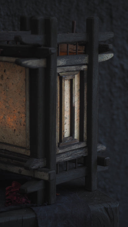 Jarrah Wood Lantern.