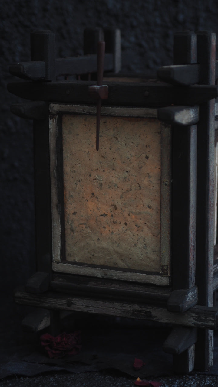 Jarrah Wood Lantern.