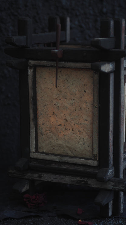 Jarrah Wood Lantern.